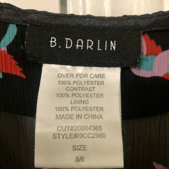 B.Darlin sleeveless Peter Pan collar button dress - Picture 4 of 10